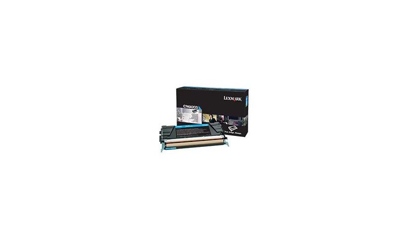 Lexmark - cyan - original - toner cartridge - LCCP