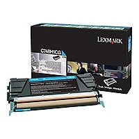 Lexmark C748 High Yield Return Program Toner Cartridge - Cyan