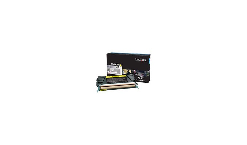 Lexmark - High Yield - yellow - original - toner cartridge - LCCP, LRP