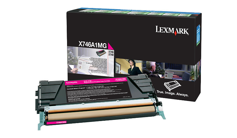 Lexmark - magenta - original - toner cartridge - LCCP, LRP