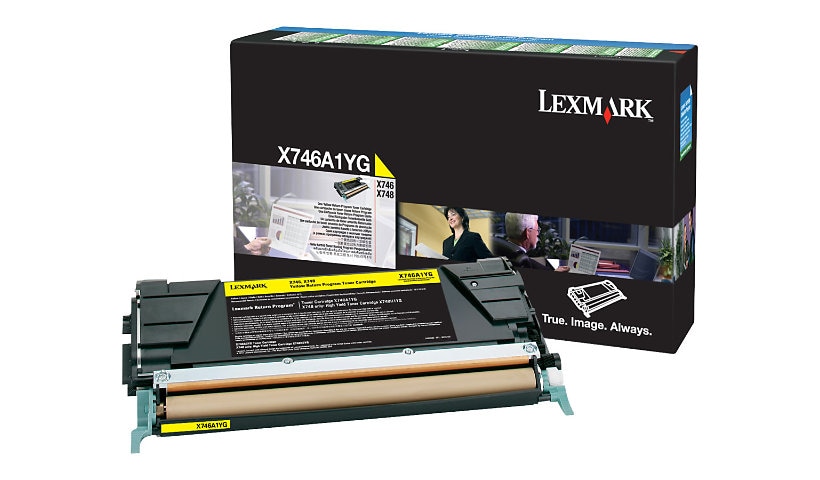 Lexmark - yellow - original - toner cartridge - LCCP, LRP