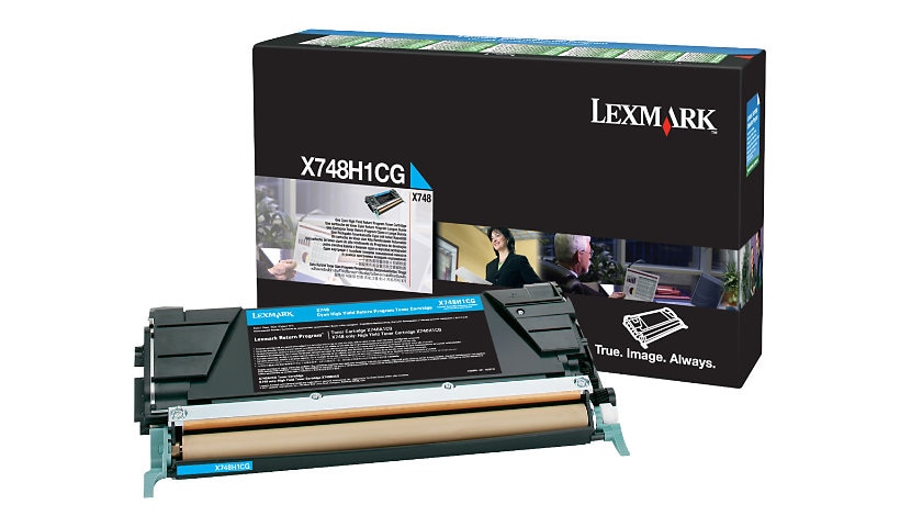 Lexmark - High Yield - cyan - original - toner cartridge - LCCP, LRP