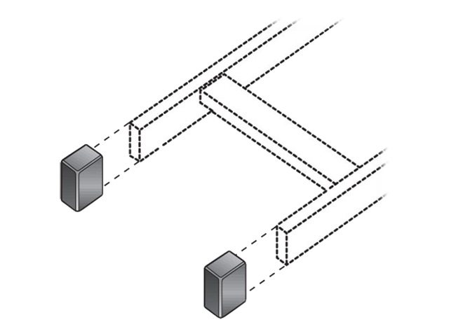 Black Box cable raceway end cap