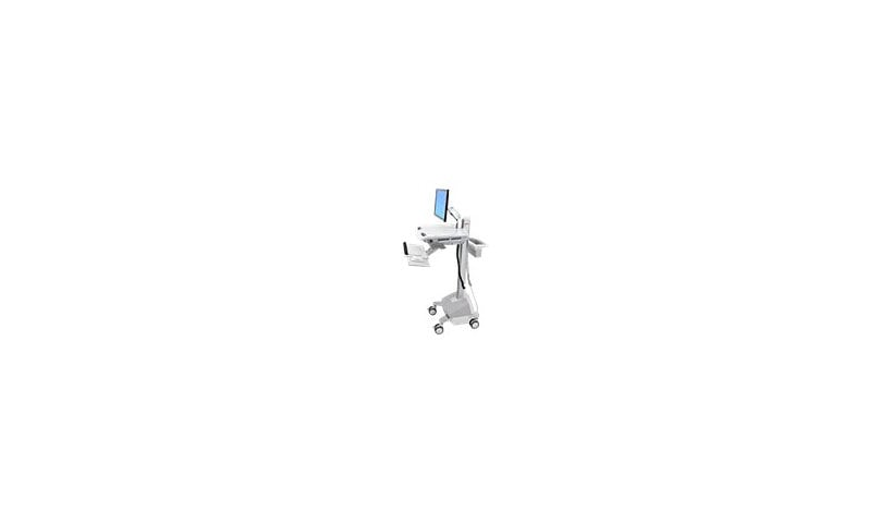 Ergotron StyleView EMR Cart with LCD Arm, LiFe Powered - cart - for LCD dis