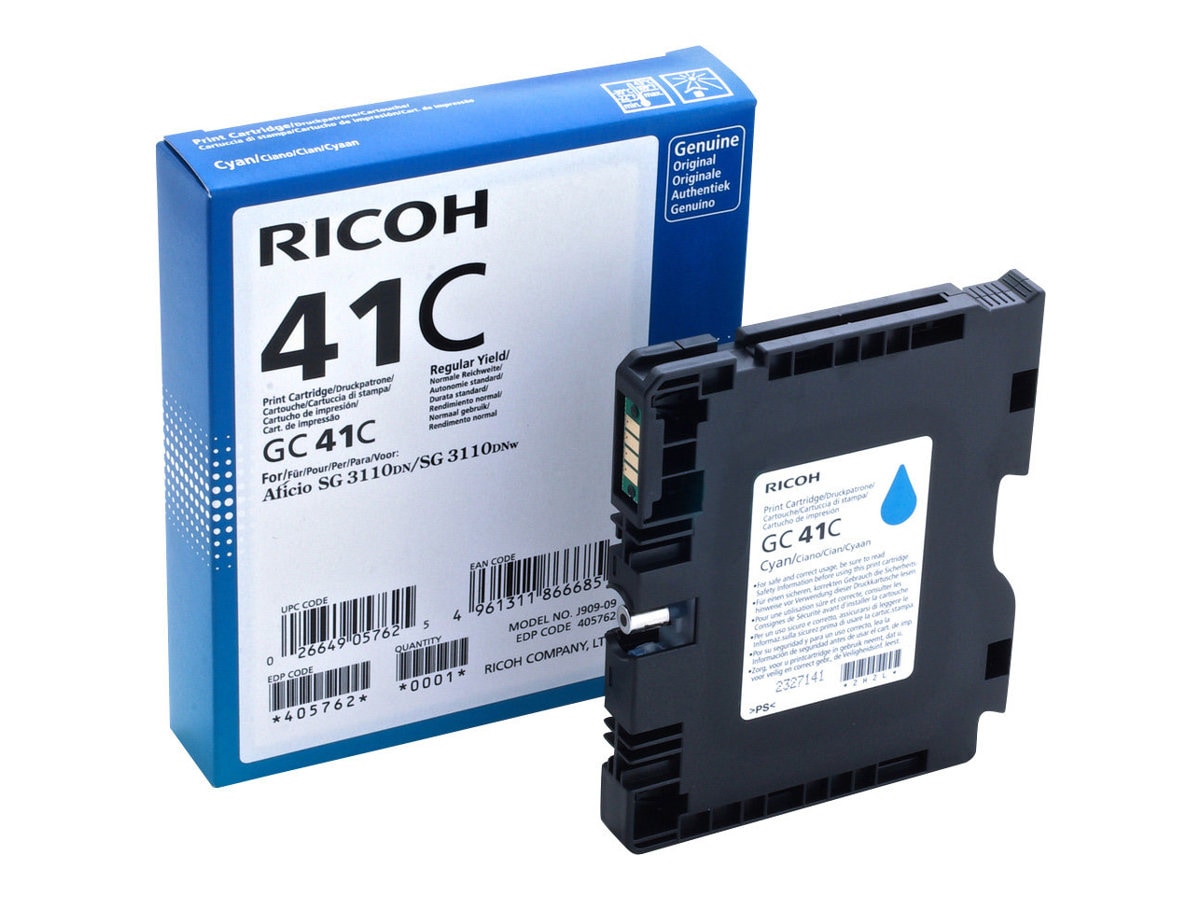 Ricoh - cyan - original - ink cartridge