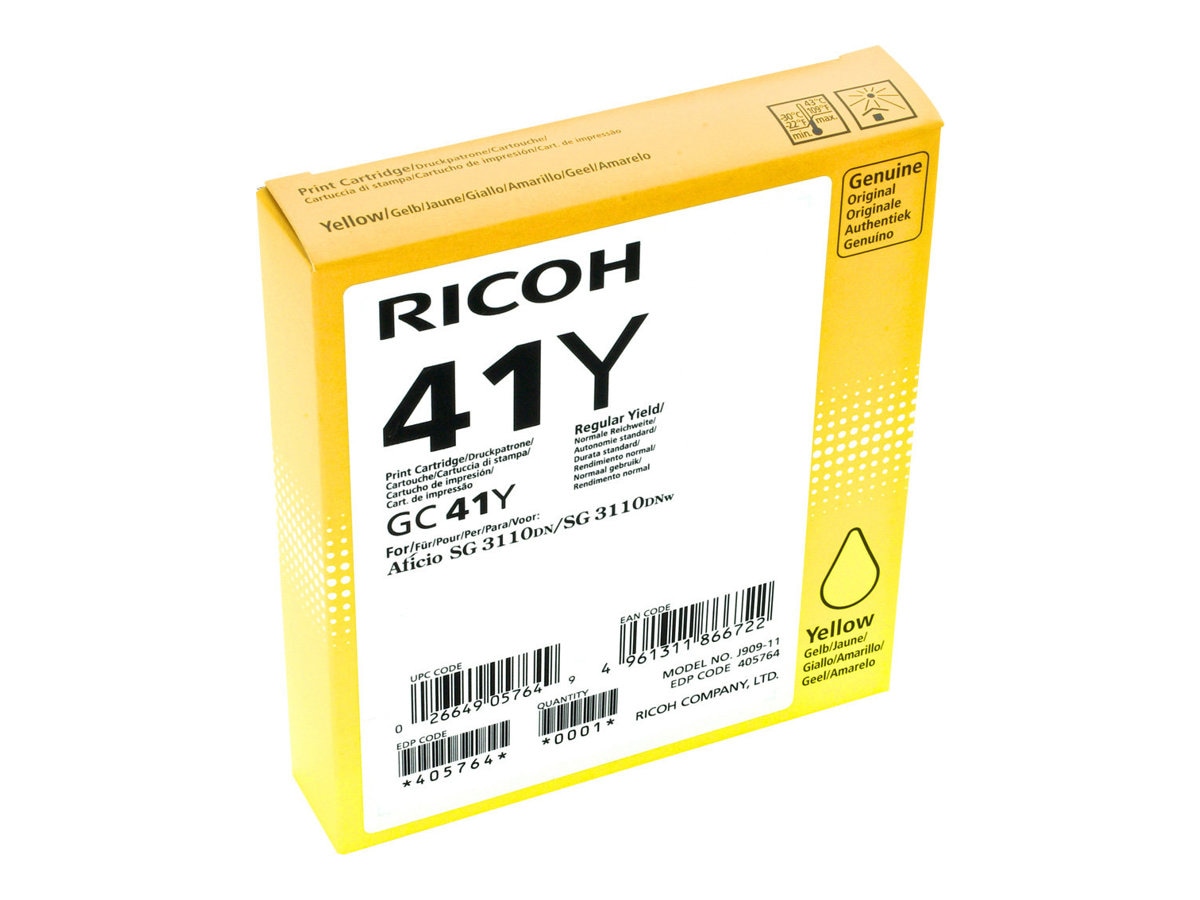 Ricoh - yellow - original - ink cartridge