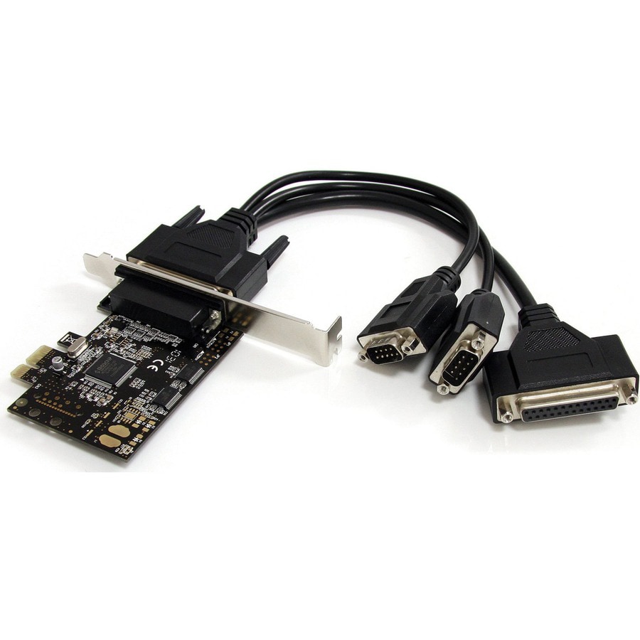 StarTech.com 2S1P PCI Express Serial Parallel Combo Card w/ Breakout Cable