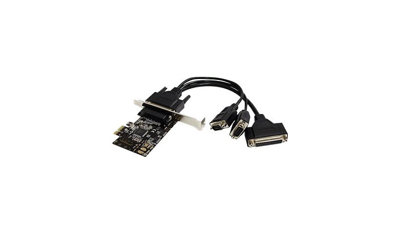 StarTech.com 2S1P PCI Express Serial Parallel Combo Card w/ Breakout Cable