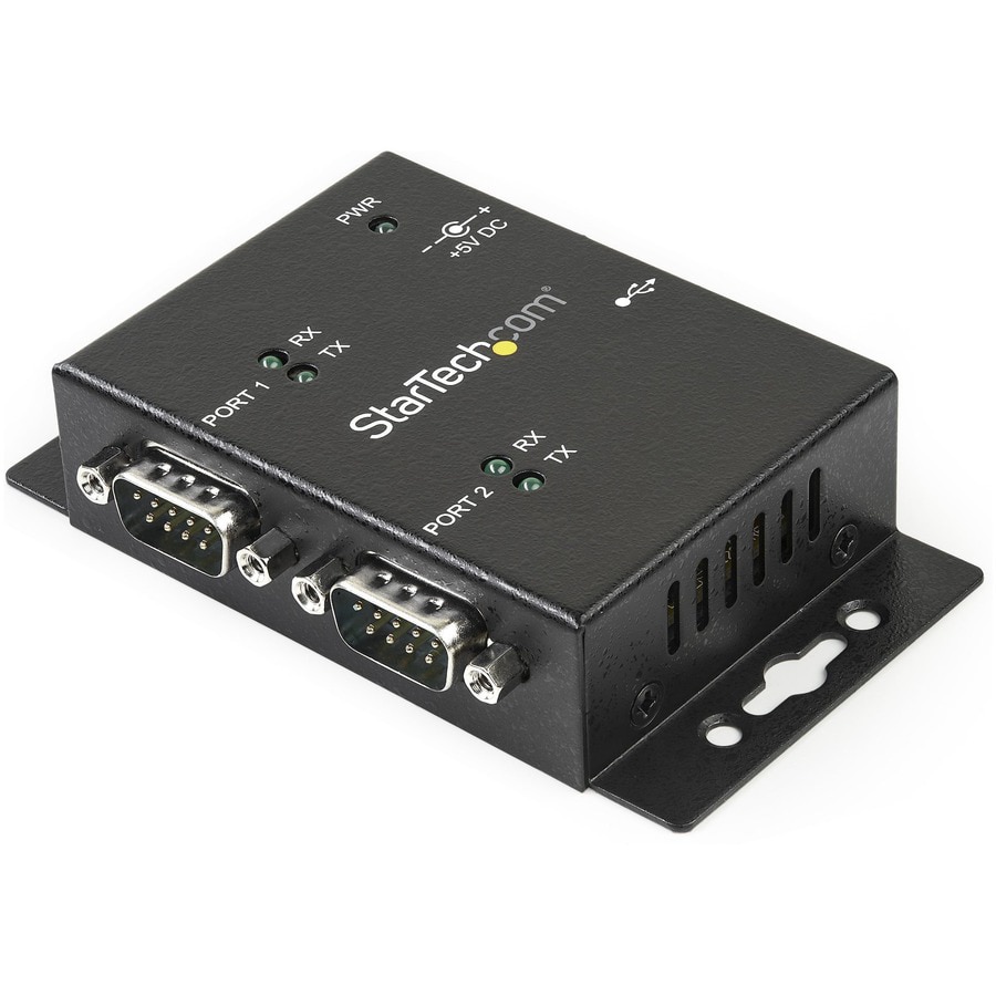 StarTech.com USB to Serial RS232 Adapter w/ DIN Rail Clips-2 Prt Wall Mount  - ICUSB2322I - USB Adapters 