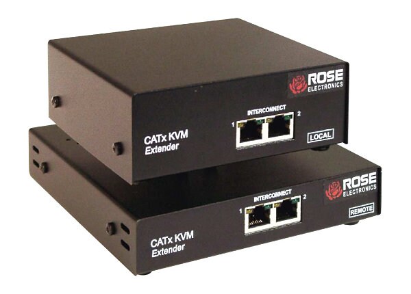 Rose CrystalView Plus USB Local and Remote units - KVM / audio / serial extender