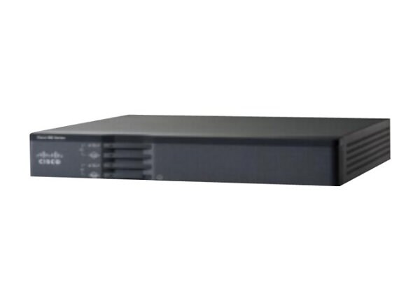 Cisco 867VAE Secure - router - DSL modem - desktop, rack-mountable
