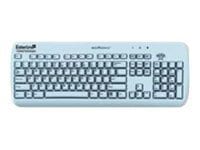 Medigenic Essential - keyboard - QWERTY - US - light blue