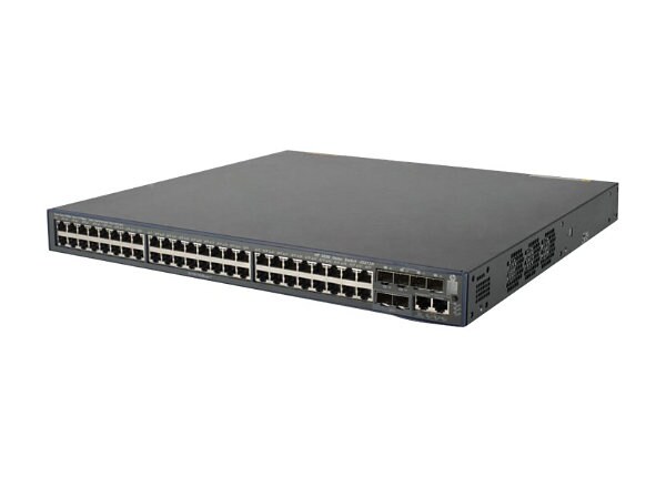 HPE 5500-48G-4SFP HI Switch with 2 interface Slots - switch - 48 ports - managed - rack-mountable