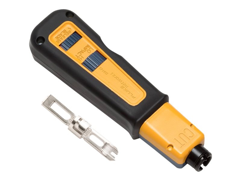 Fluke Networks D914S Impact Punch Down Tool with EverSharp 66/110 Cut Blade - punch-down tool