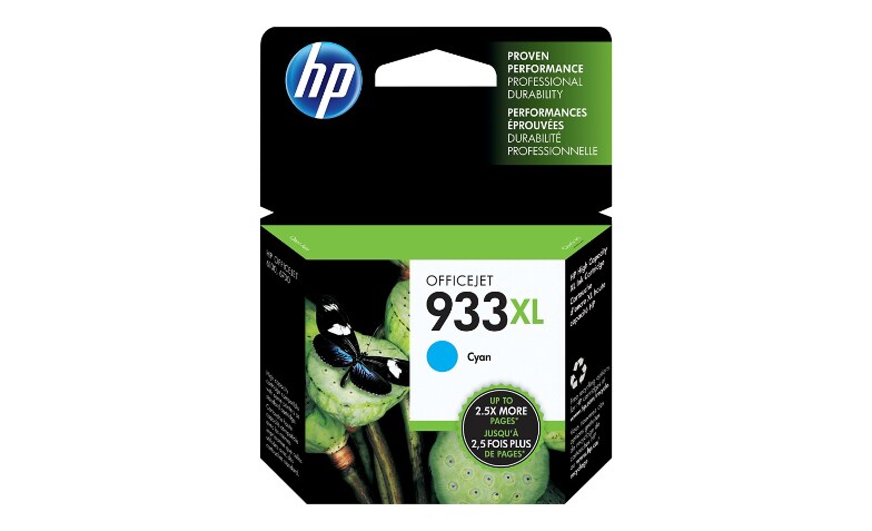 HP 933XL - High Yield - cyan - original ink cartridge - CN054AN#140 - - CDW.com