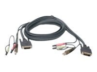 IOGEAR G2L7D02UI - keyboard / video / mouse / audio cable - 6 ft