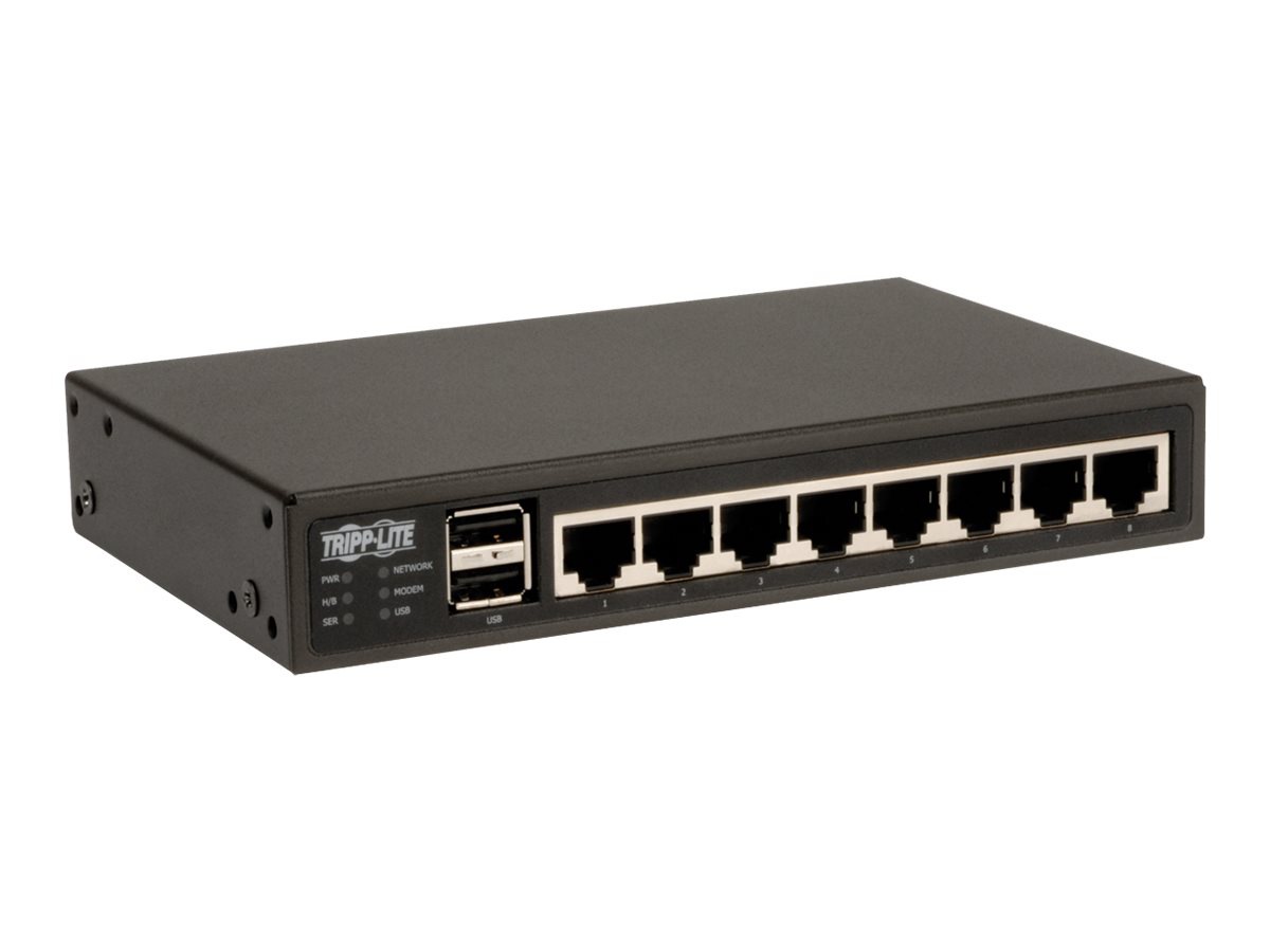 Tripp Lite 8-Port Serial Console / Terminal Server Mgmnt Switch TAA GSA