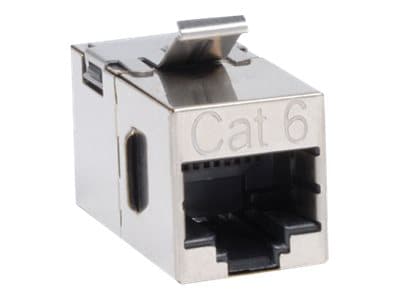 Tripp Lite Cat6 Straight Through Modular Shielded In-line Snap-in Coupler