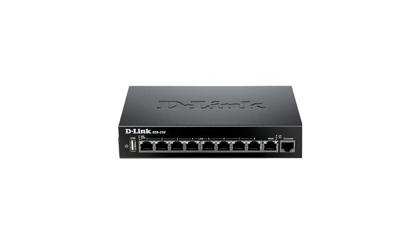D-Link Unified Services Router DSR-250 - router - desktop