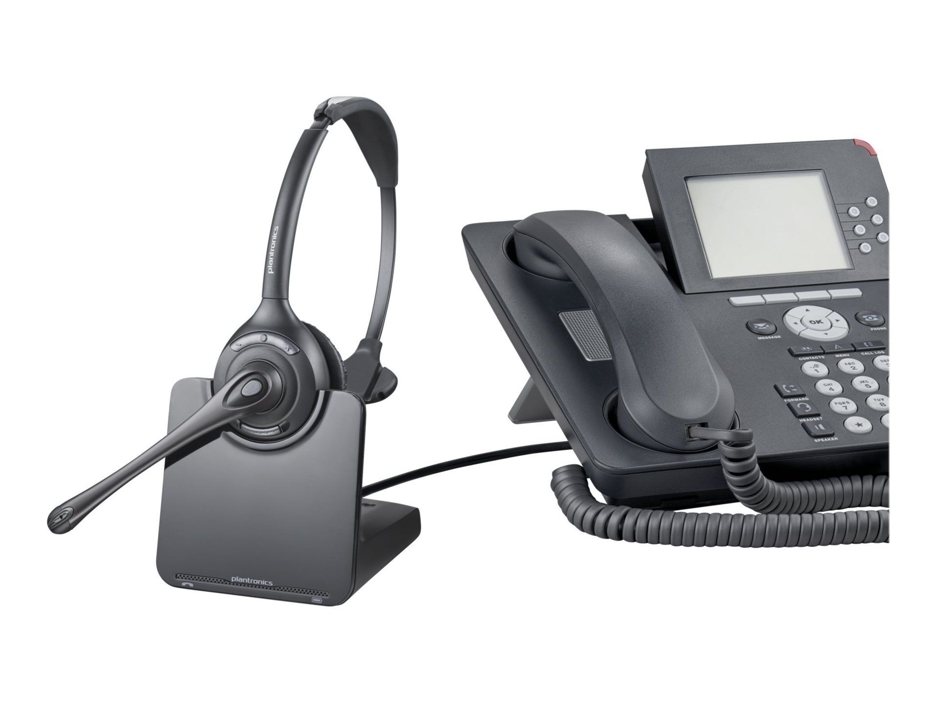 Poly CS 510 - headset - with Plantronics HL10