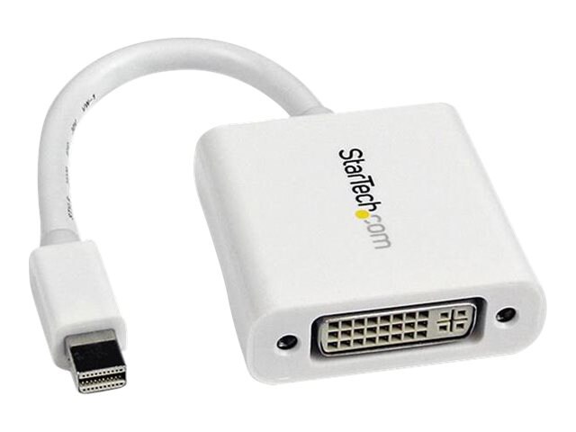 StarTech.com Mini DisplayPort to DVI Adapter, Mini DP to DVI-D Single Link Converter, 1080p Video, Passive, mDP 1.2 to