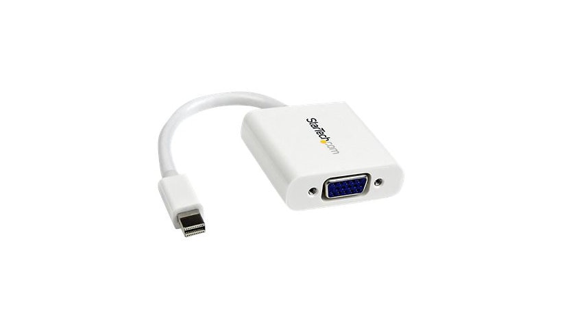 StarTech.com Mini DisplayPort to VGA Adapter, Active Mini DP to VGA Converter, 1080p Video, mDP 1,2 to VGA