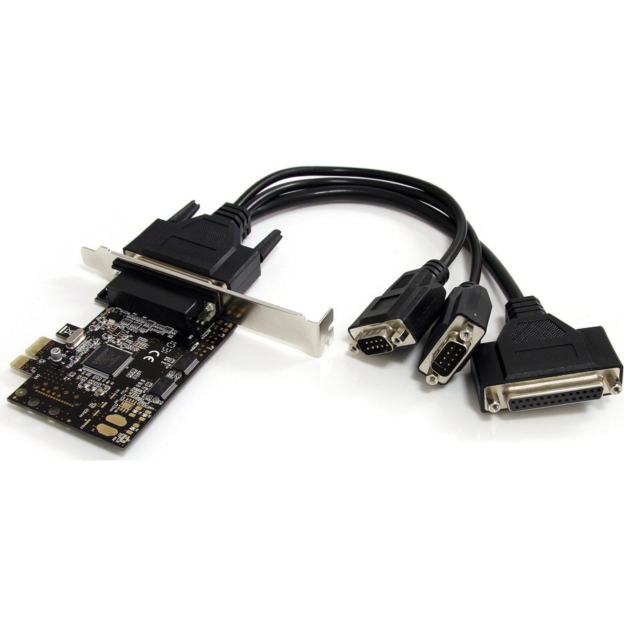 StarTech.com 2S1P PCI Express Serial Parallel Combo Card with Breakout Cabl
