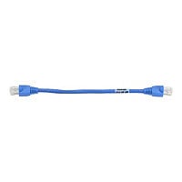 Black Box SpaceGAIN Reduced-Length - patch cable - 9 in - blue
