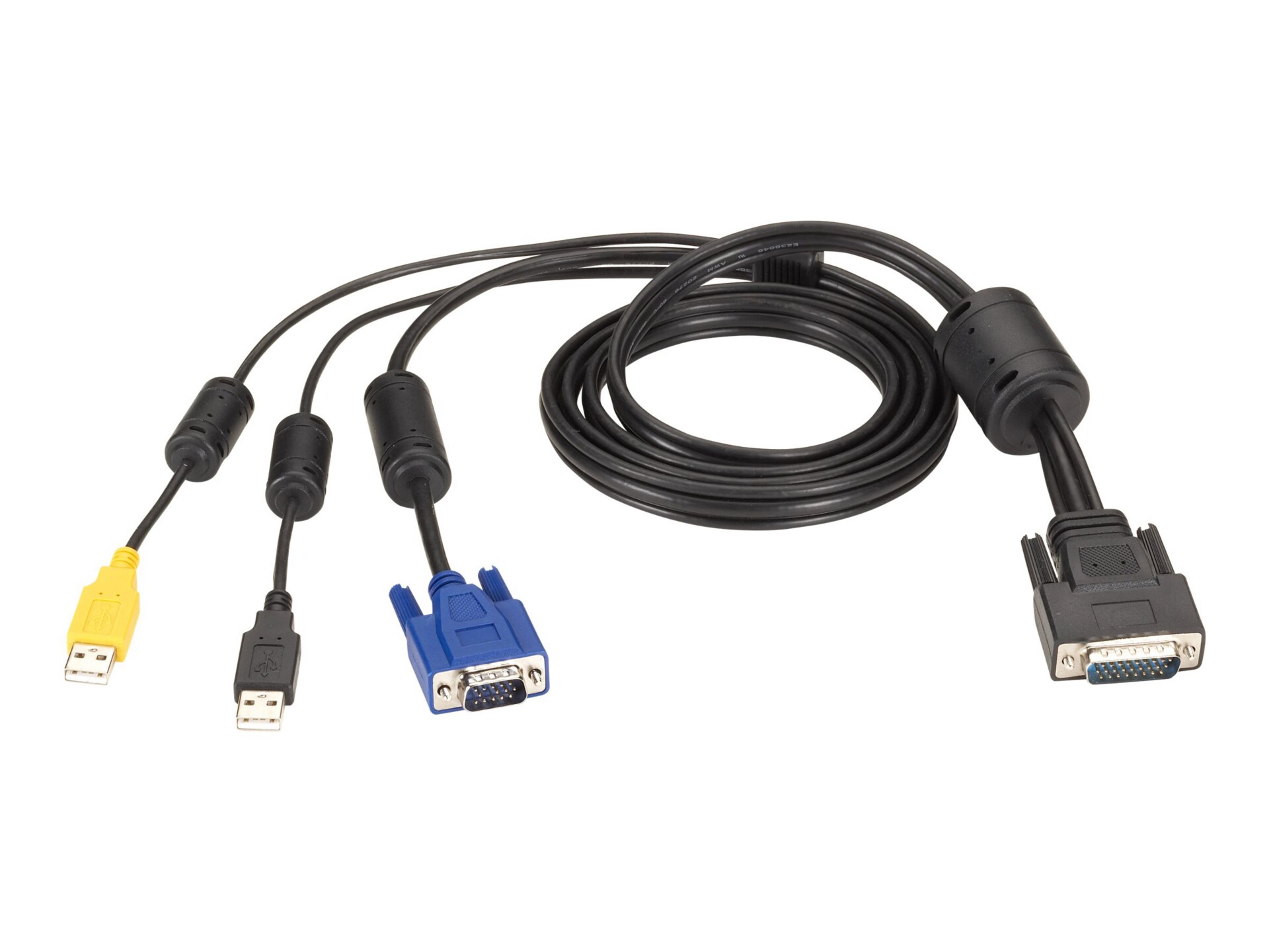 Black Box ServSwitch Secure KVM Switch Cable - keyboard / video / mouse / USB cable - 6 ft