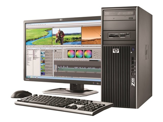 HP Workstation z400 - Xeon W3550 3.06 GHz - 12 GB - 300 GB