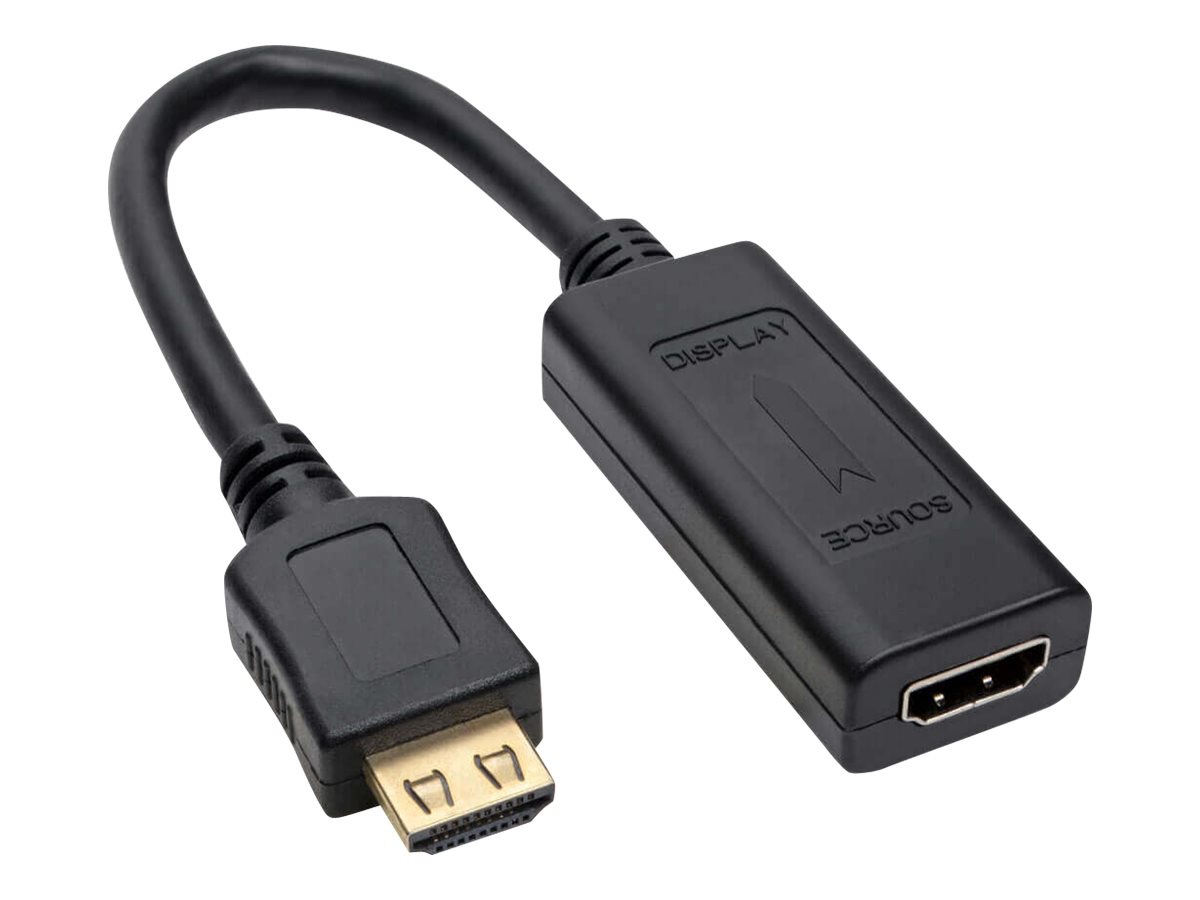 Tripp Lite 1ft HDMI Active Signal Extender Equalizer Cable HDMI 60Hz M/F 1' - video/audio extender - HDMI - TAA