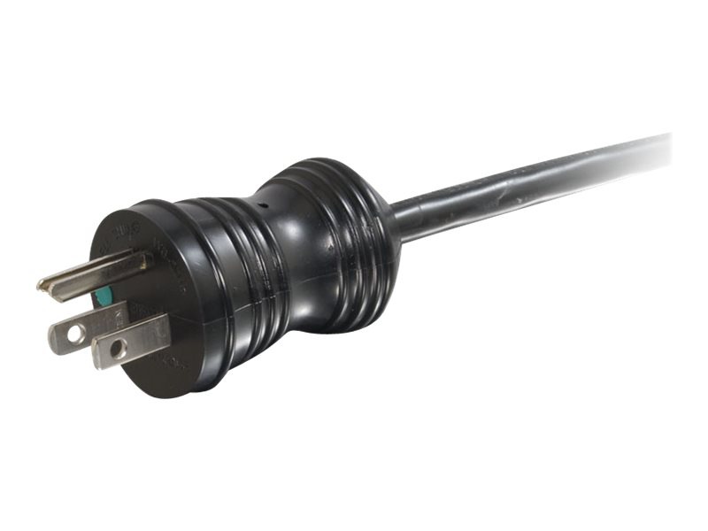 C2G 25ft 14 AWG Hospital Grade Power Cord (NEMA 5-15P to IEC320C13) - Black