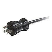 C2G 25ft 14 AWG Hospital Grade Power Cord (NEMA 5-15P to IEC320C13) - Black - power cable - IEC 60320 C13 to NEMA 5-15 -