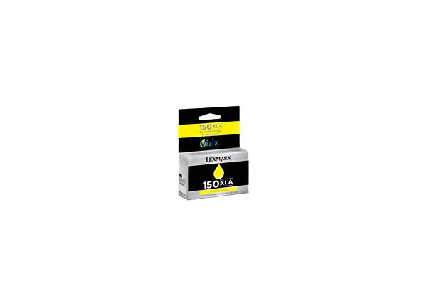 Lexmark Cartridge No. 150XLA - High Yield - yellow - original - ink cartridge - LCCP