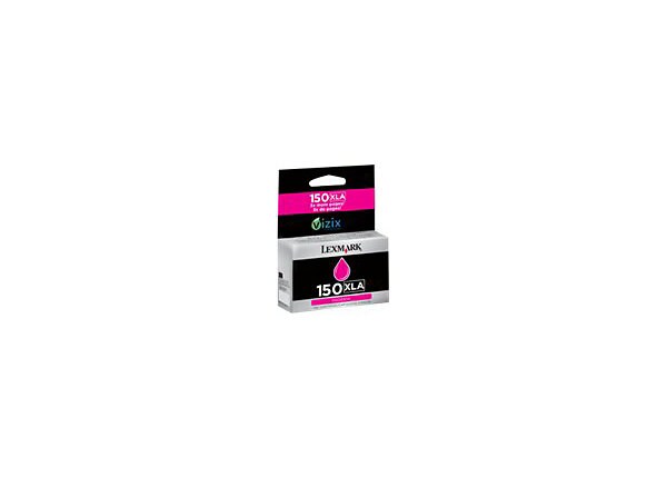 Lexmark Cartridge No. 150XLA - High Yield - magenta - original - ink cartridge - LCCP