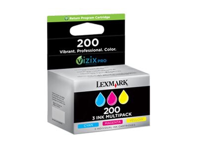 LEXMARK RP 200 INK CMY 3PK                        
