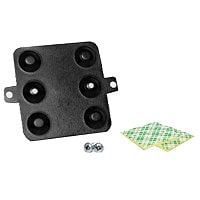 rf IDEAS Black Flat Bracket for WAVE ID Solo and WAVE ID Plus Reader - RFID reader mounting kit