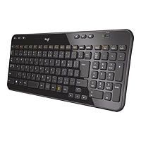 Logitech Wireless Keyboard K360 - keyboard - English - glossy black