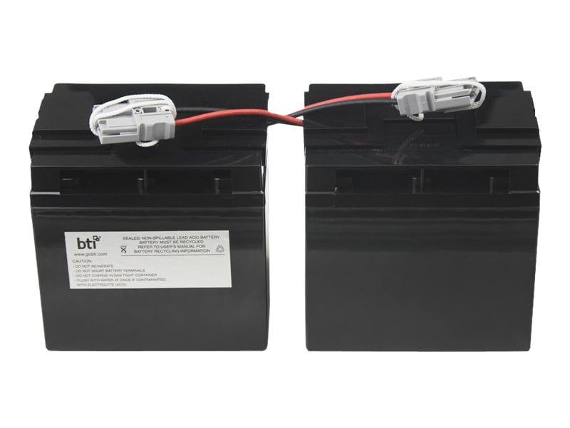 BTI RBC55-SLA55-BTI SEALED LEAD ACID BATTERY FOR APC DLA2200, SMT2200, SMT2200C, SMT2200I, SMT2200I-AR, SMT2200IC,
