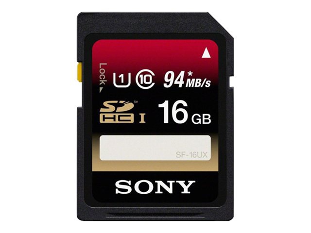 Sony SF16UX/TQ - flash memory card - 16 GB - SDHC UHS-I