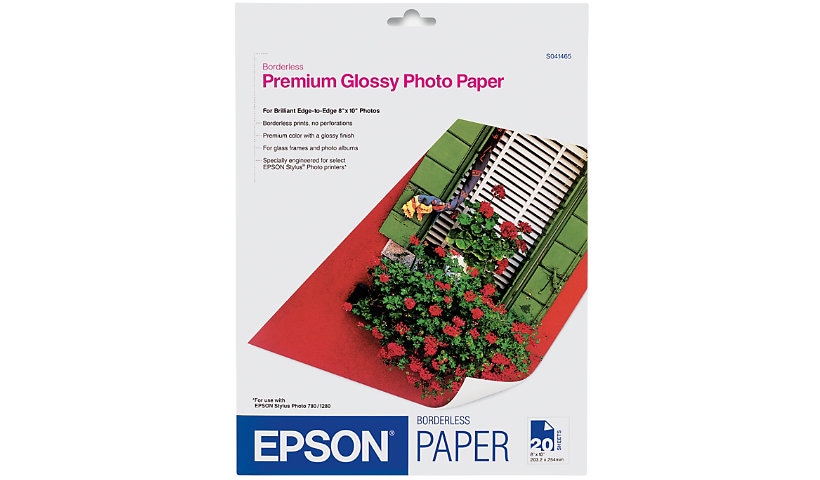 Epson - photo paper - glossy - 20 sheet(s) -