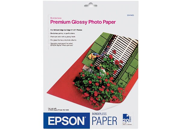Epson - photo paper - glossy - 20 sheet(s) - - S041465 - Paper