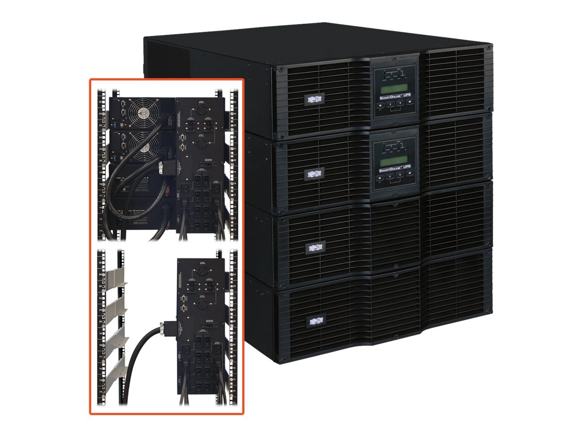 Tripp Lite UPS Smart Online 16000VA 14400W Rackmount 16kVA 208/240V Manual Bypass Hot Swap USB DB9 12URM - UPS - 14.4 kW
