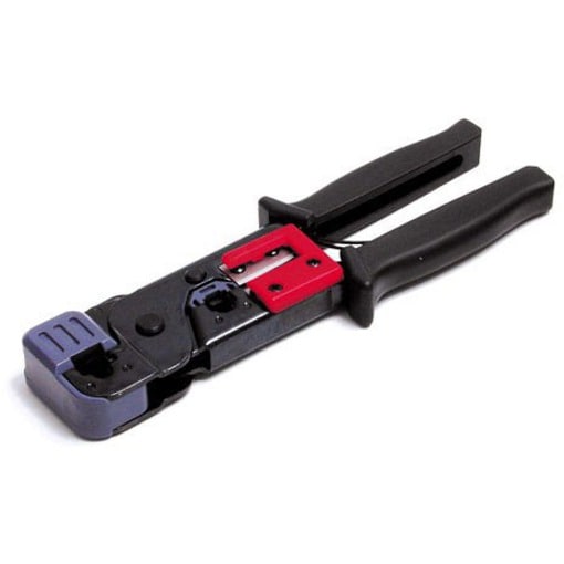 StarTech.com RJ45 RJ11 Crimp Tool with Cable Stripper, RJ45+RJ11 Strip & Cr