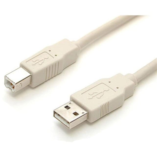 StarTech.com 6 ft Beige A to B USB 2.0 Cable - M/M - 6ft type a to b USB Cable - 6ft a to b USB 2.0 Cable - 6ft a to b
