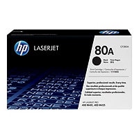 HP 80A (CF280A) Original Standard Yield Laser Toner Cartridge - Single Pack - Black - 1 Each