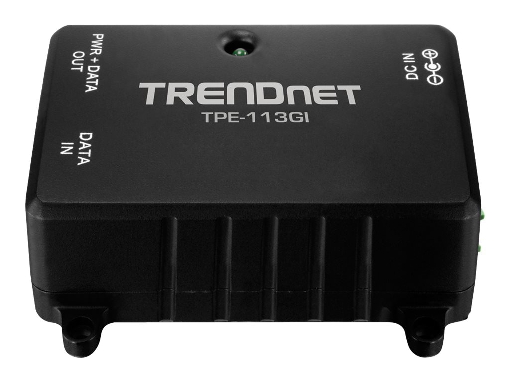 TRENDnet Gigabit Power Over Ethernet Injector, Full Duplex Gigabit Speeds,