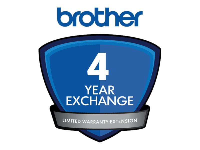 Brother extended service agreement - 4 years - shipment