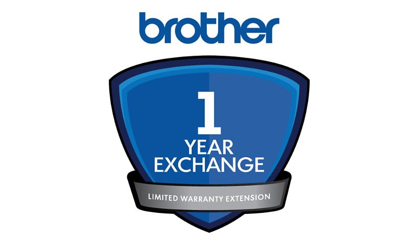 Brother extended service agreement - 1 year - shipment