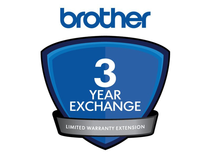 Brother Express Exchange Limited Warranty Extension - 3 years - shipment